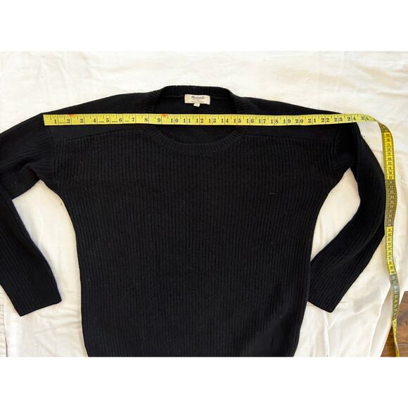 Madewell Black Crew Neck Sweater - Picture 4 of 7